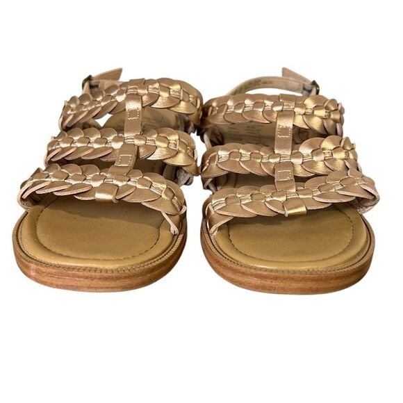 Blowfish Malibu Awluv Sandals Womens 8.5M Rose Gold Metallic Flats Shoes - Picture 3 of 8